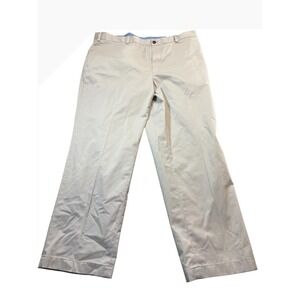 Brooks Brothers Clark Advantage Chino Pants Mens 40x30 Khaki Stretch